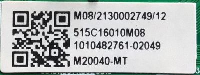 KIT DE TARJETAS PARA TV ONN·ROKU TV 4K UHD SMART TV (70) / NUMERO DE PARTE MAIN MS16010-ZC01-01 / 515C16010M08 / 2E01413C0 / T-CON RUNTK0529FVZA / 1P-1207C00-40SA / FUENTE TV7001-ZC02-01 / E021M509-A2 / 303C700106D / PANEL  JE695R3HB9L / 100012588 - Imagen 3